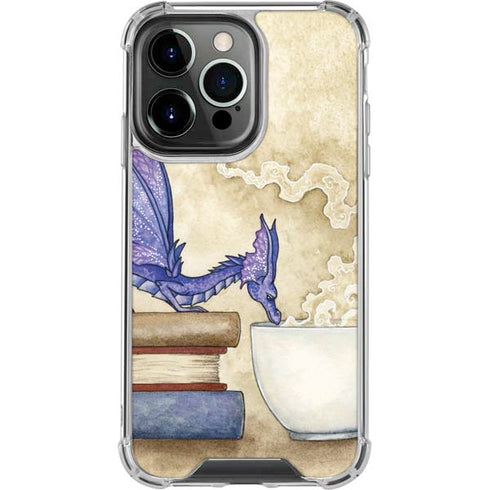 Amy Brown Whats in Here Coffee Dragon iPhone 14 Pro Clear Case